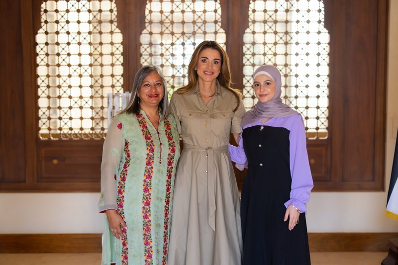 Queen Rania Meets with UNICEF’s First Refugee Goodwill Ambassador ...